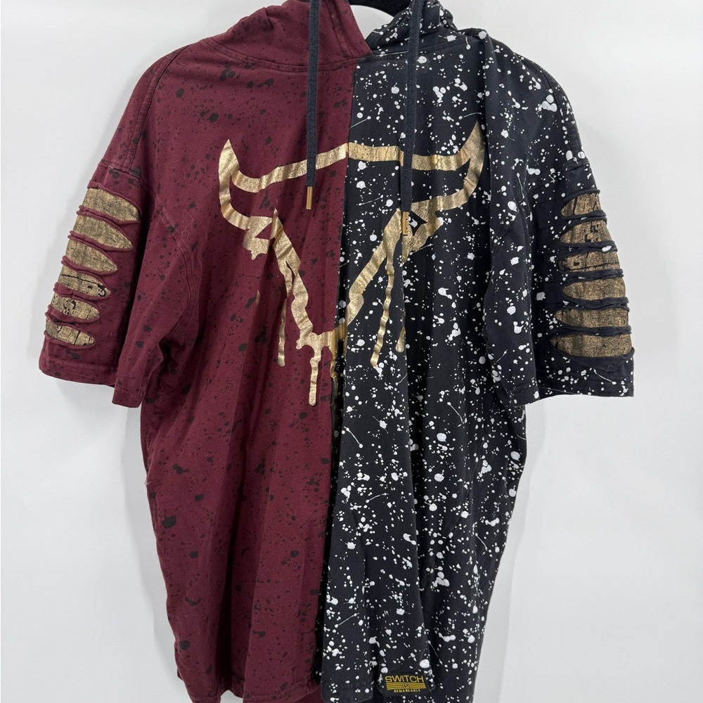 NOBULL Red and Black Short Sleeve Tee
